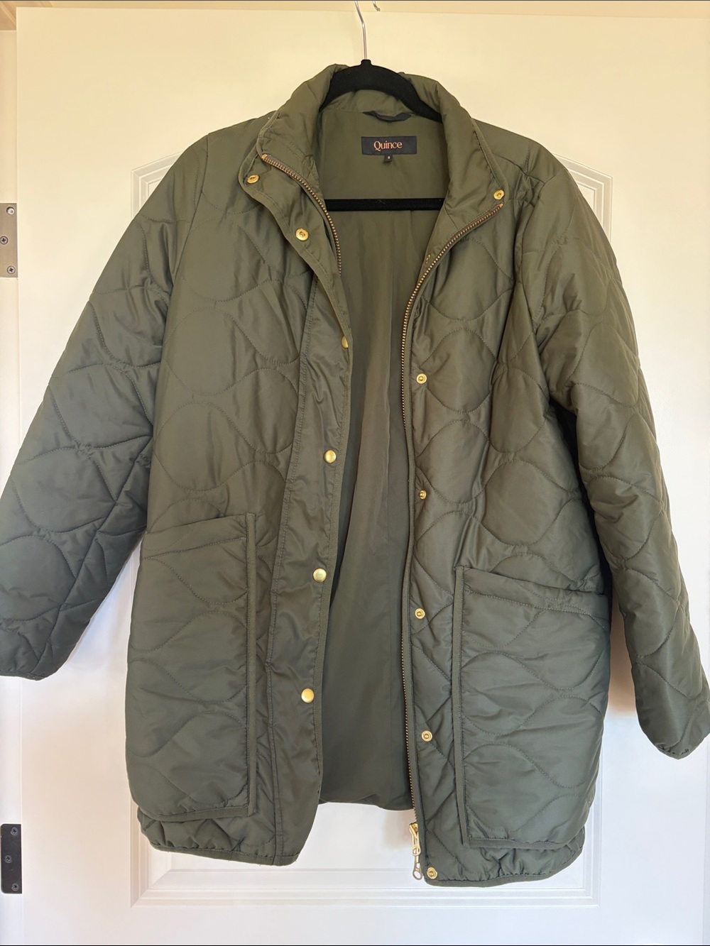 Quince Olive Quilted Jacket